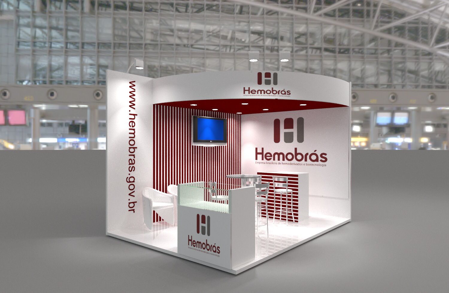 stand para congresso